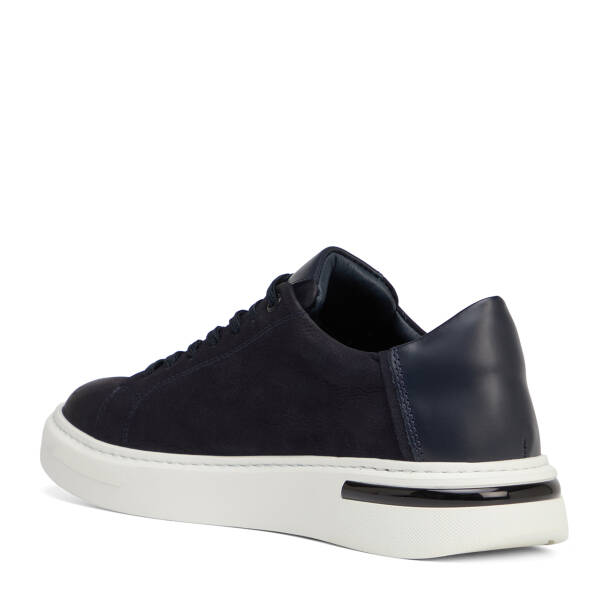Lacivert Hakiki Deri Erkek Sneaker - E26S1AY57847-C39 - 4