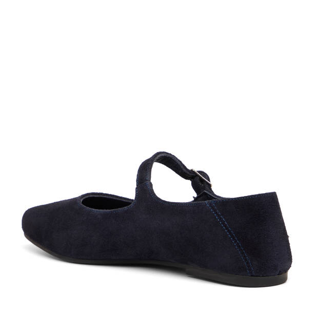 Lacivert Hakiki Deri Kadın Babet - K26I1BB68437-D44 - 4