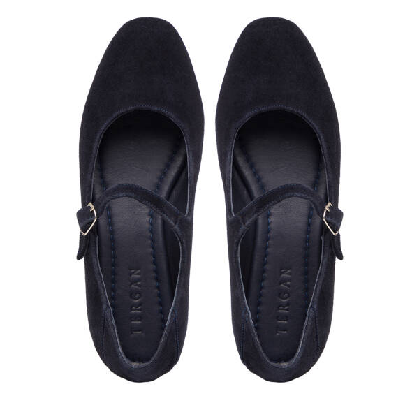 Lacivert Hakiki Deri Kadın Babet - K26I1BB68437-D44 - 5