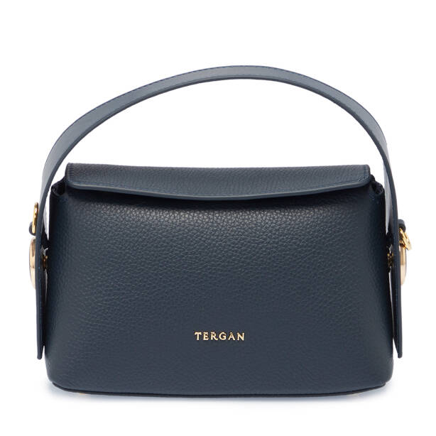 Lacivert Hakiki Deri Kadın El Çantası - S25K1BC80348-D6M 