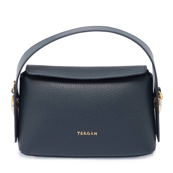 Lacivert Hakiki Deri Kadın El Çantası - S25K1BC80348-D6M - 1