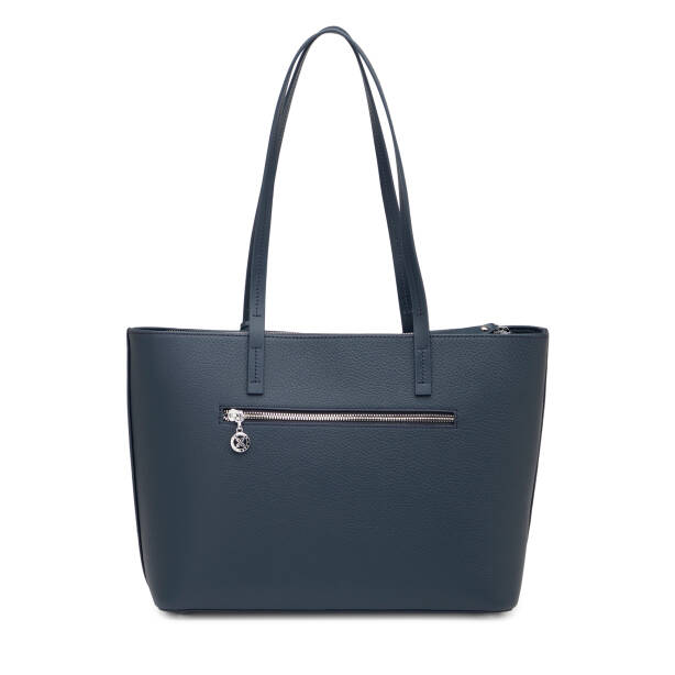 Lacivert Hakiki Deri Kadın Omuz Çantası - S26Y1BC78868-A38 - 3