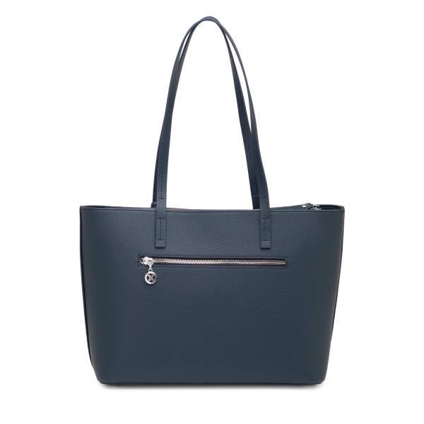 Lacivert Hakiki Deri Kadın Omuz Çantası - S26Y1BC78868-A38 - 3