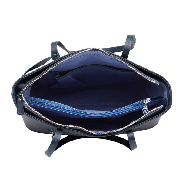 Lacivert Hakiki Deri Kadın Omuz Çantası - S26Y1BC78868-A38 - 4