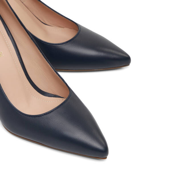 Lacivert Hakiki Deri Kadın Stiletto - K26I1AY68385-A31 - 3