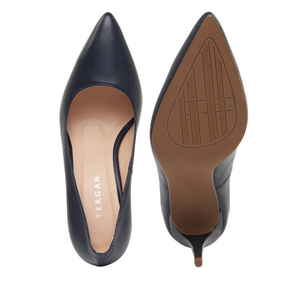 Lacivert Hakiki Deri Kadın Stiletto - K26I1AY68385-A31 - 6