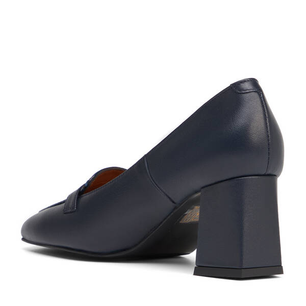 Lacivert Hakiki Deri Kadın Stiletto - K26S1AY68860-A31 - 4