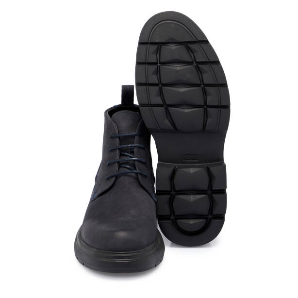 Lacivert Nubuk Deri Erkek Bot - E25K1BT57468-C39 - 4