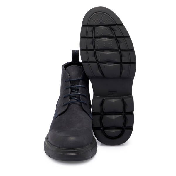 Lacivert Nubuk Deri Erkek Bot - E25K1BT57468-C39 - 4