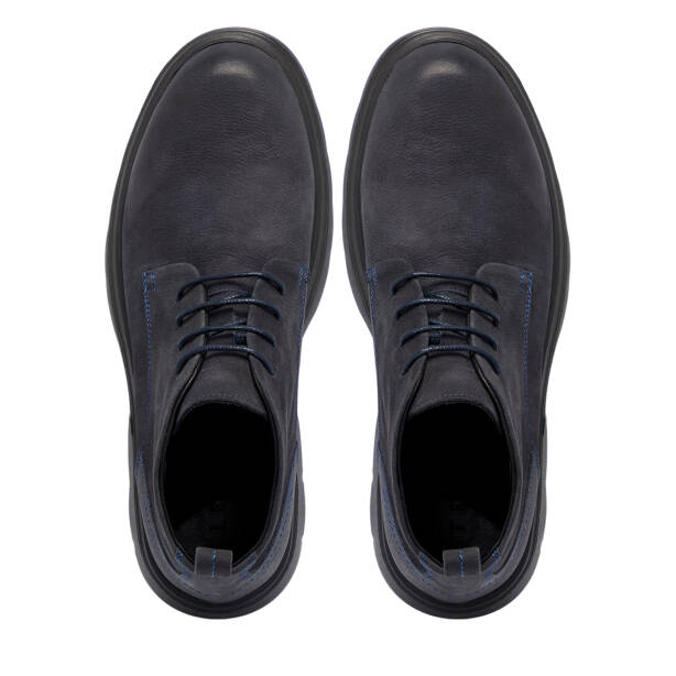 Lacivert Nubuk Deri Erkek Bot - E25K1BT57468-C39 - 5