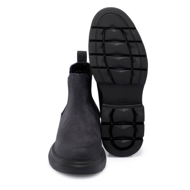 Lacivert Nubuk Deri Erkek Bot - E25K1BT57469-C39 - 4