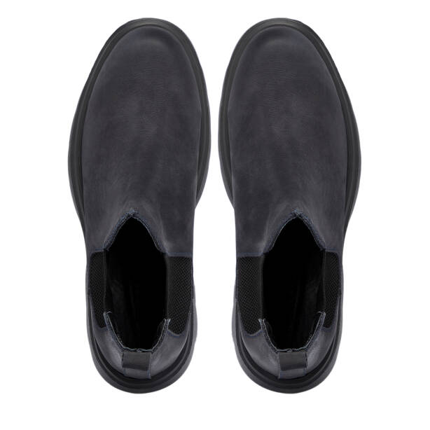 Lacivert Nubuk Deri Erkek Bot - E25K1BT57469-C39 - 5