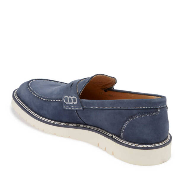 Lacivert Nubuk Deri Erkek Casual Ayakkabı - E24I1AY56760-C39 - 2