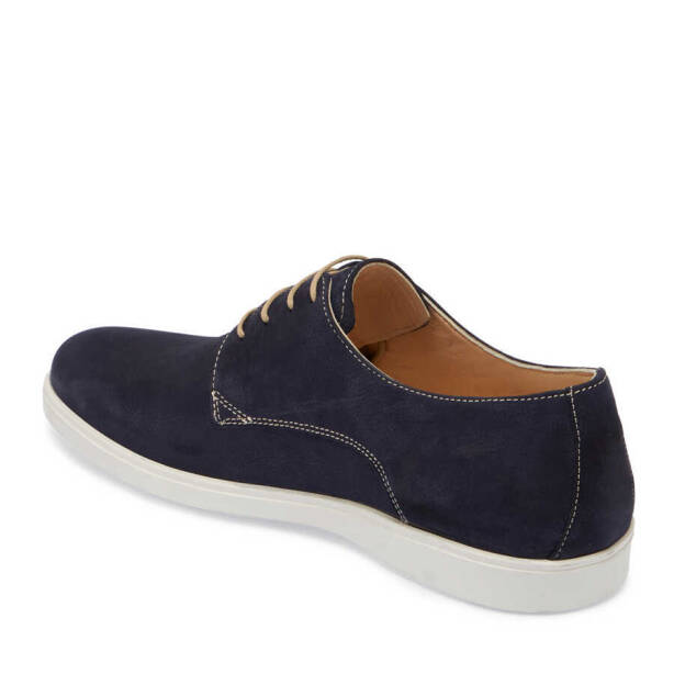 Lacivert Nubuk Deri Erkek Casual Ayakkabı - E24I1AY56768-C39 - 2