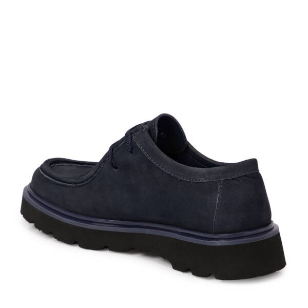 Lacivert Nubuk Deri Erkek Casual Ayakkabı - E25S1AY57483-C39 - 2