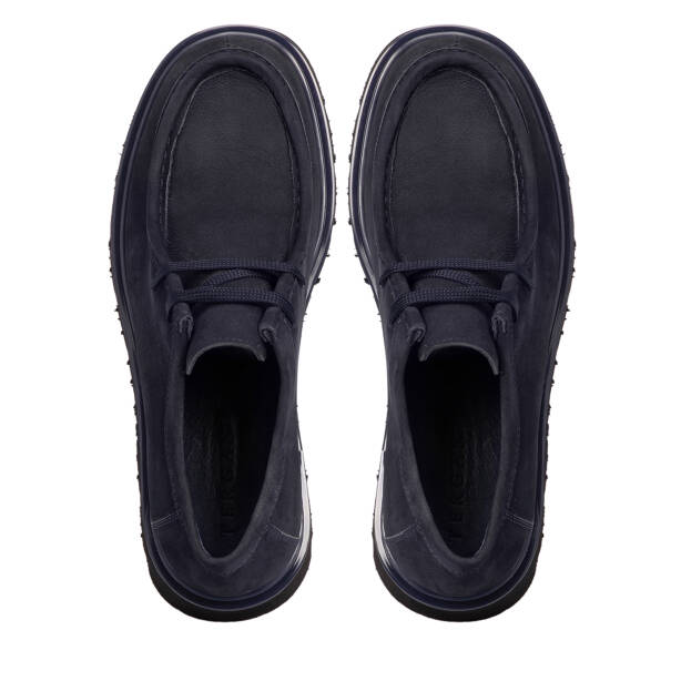 Lacivert Nubuk Deri Erkek Casual Ayakkabı - E25S1AY57483-C39 - 5