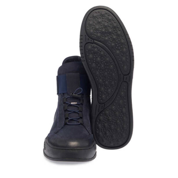 Lacivert Nubuk Deri Erkek Casual Bot - E23K1BT56545-C39 - 4