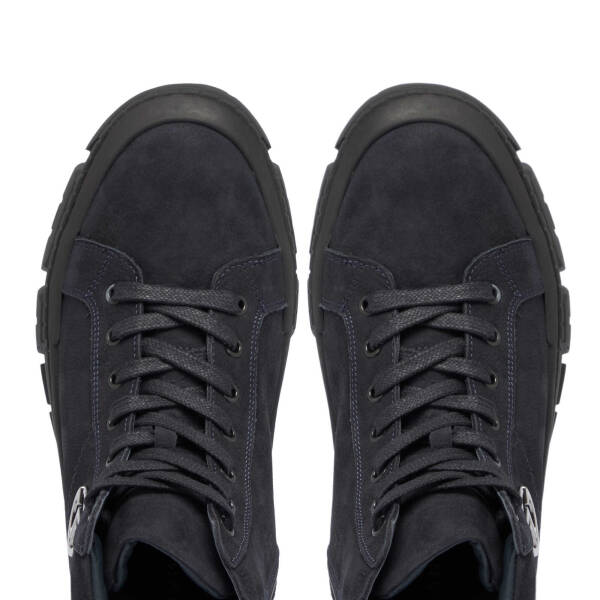 Lacivert Nubuk Deri Erkek Casual Bot - E24K1BT57080-C39 - 5