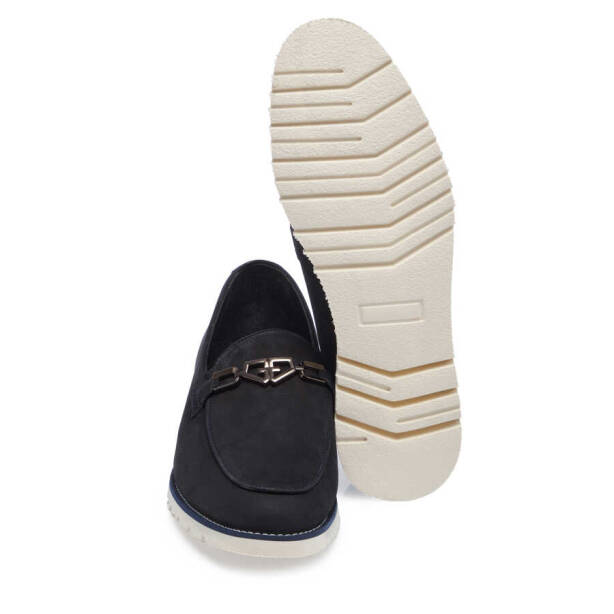 Lacivert Nubuk Deri Erkek Loafer - E24I1AY56783-C39 - 4