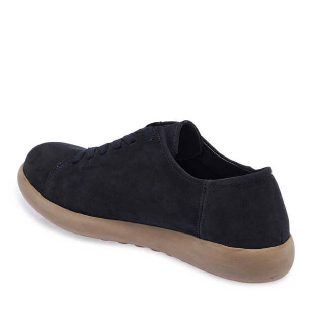 Lacivert Nubuk Deri Erkek Sneaker - E24I1AY56824-C39 - 2