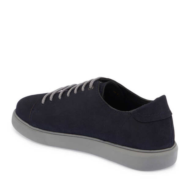 Lacivert Nubuk Deri Erkek Sneaker - E24S1AY57093-C39 - 2