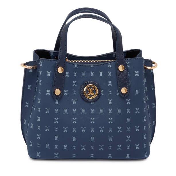 Lacivert Print Kadın Çapraz Askılı Çanta - S1WPR0000806-T1F 