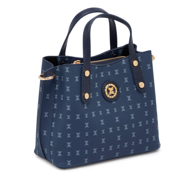 Lacivert Print Kadın Çapraz Askılı Çanta - S1WPR0000806-T1F - 2