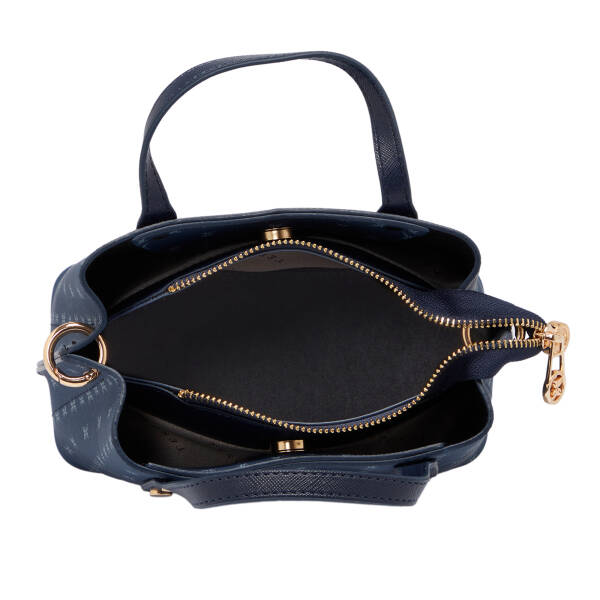 Lacivert Print Kadın Çapraz Askılı Çanta - S1WPR0000806-T1F - 4