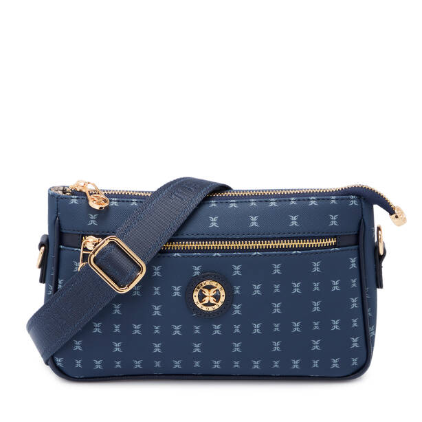 Lacivert Print Kadın Çapraz Askılı Çanta - S25K1PR09183-T1F 