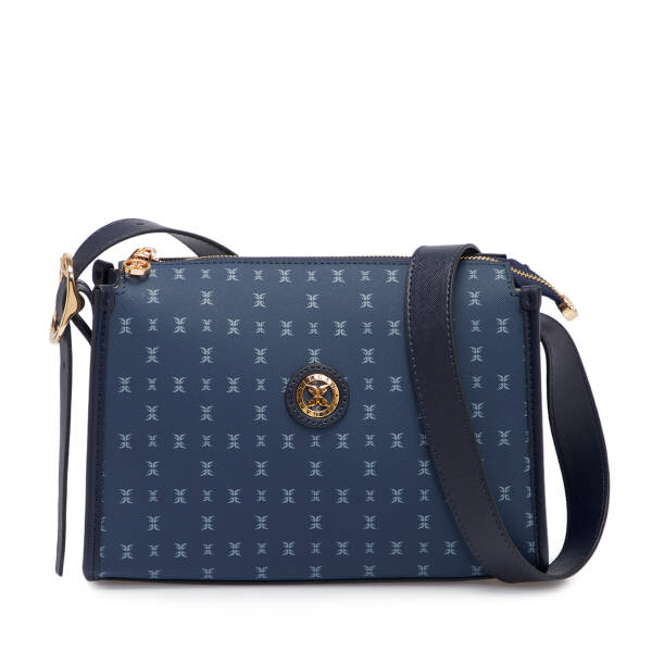 Lacivert Print Kadın Çapraz Askılı Çanta - S25K1PR09186-V5J - 1