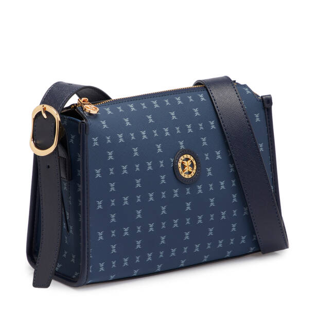 Lacivert Print Kadın Çapraz Askılı Çanta - S25K1PR09186-V5J - 2