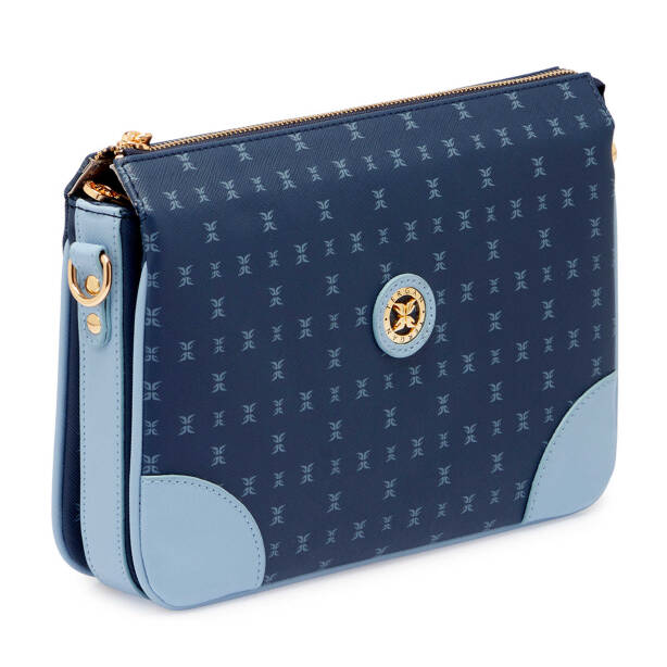 Lacivert Print Kadın Çapraz Askılı Çanta - S25Y1PR09090-U3A - 2