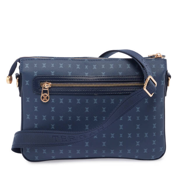 Lacivert Print Kadın Çapraz Askılı Çanta - S26Y1PR09090-V5J - 3