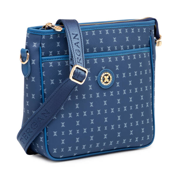 Lacivert Print Kadın Çapraz Askılı Çanta - S26Y1PR09128-V5J - 2