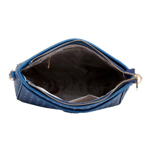 Lacivert Print Kadın Çapraz Askılı Çanta - S26Y1PR09128-V5J - 4