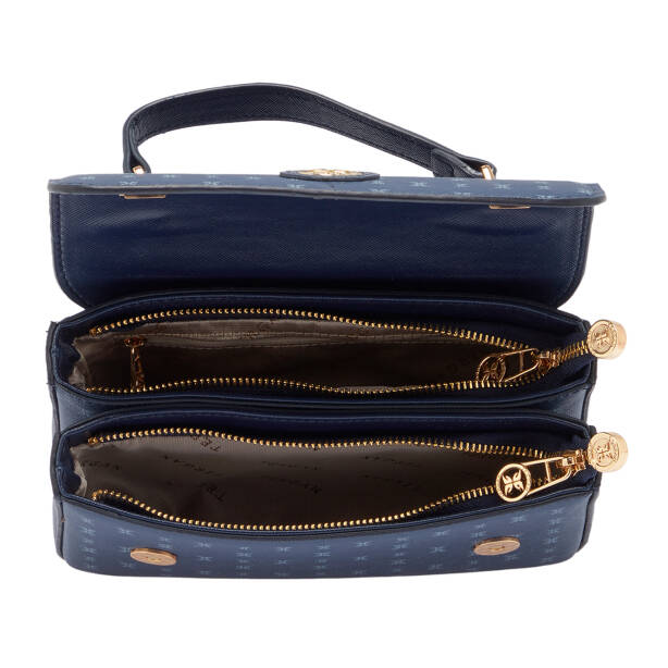 Lacivert Print Kadın El Çantası - S26Y1PR09154-V5J - 4