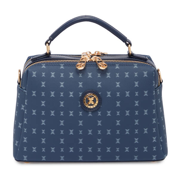 Lacivert Print Kadın El Çantası - S26Y1PR09182-V5J - 1