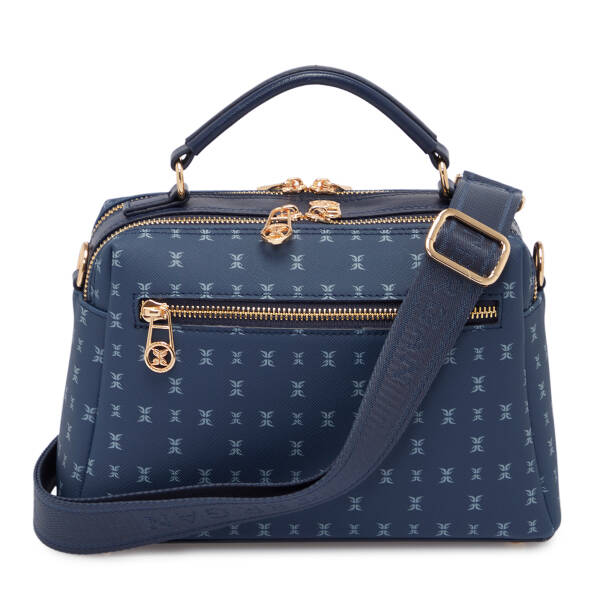 Lacivert Print Kadın El Çantası - S26Y1PR09182-V5J - 3