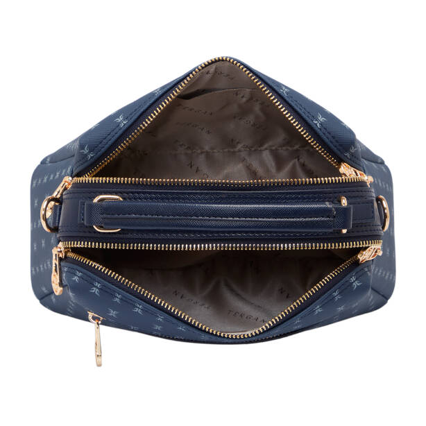 Lacivert Print Kadın El Çantası - S26Y1PR09182-V5J - 4