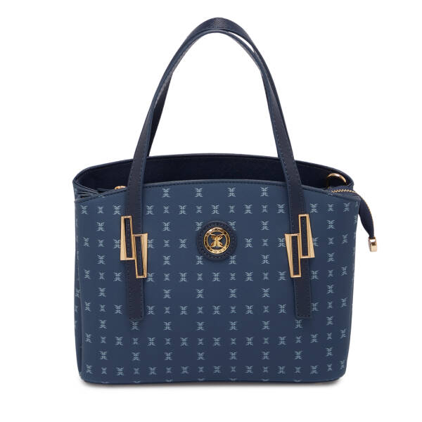 Lacivert Print Kadın Omuz Çantası - S1WPR0000805-T1F - 1