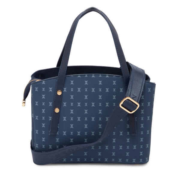 Lacivert Print Kadın Omuz Çantası - S1WPR0000805-T1F - 3