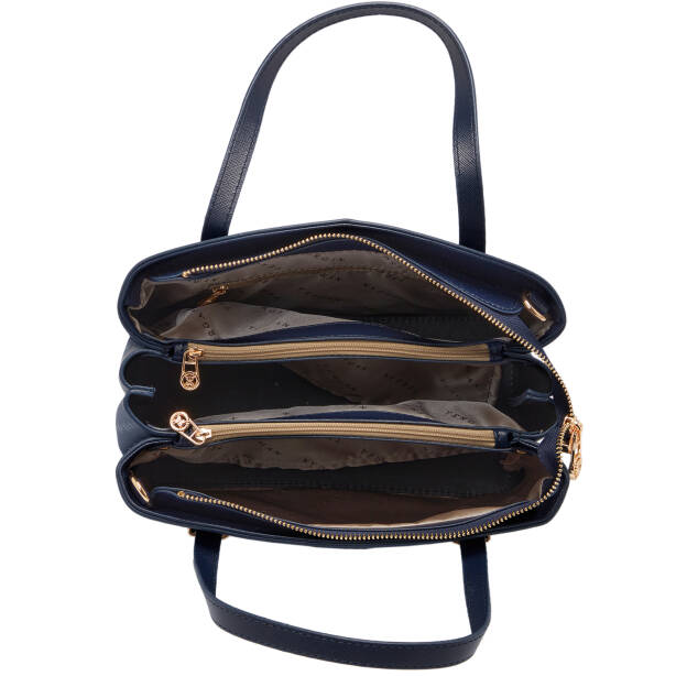 Lacivert Print Kadın Omuz Çantası - S1WPR0000805-T1F - Tergan