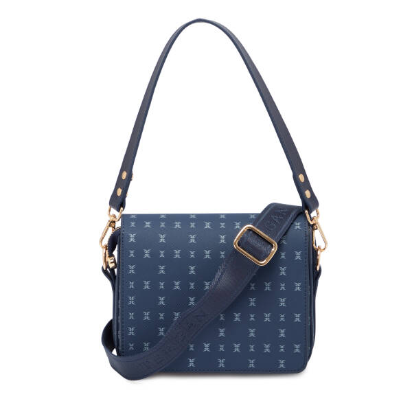 Lacivert Print Kadın Omuz Çantası - S1WPR0000807-T1F - 3