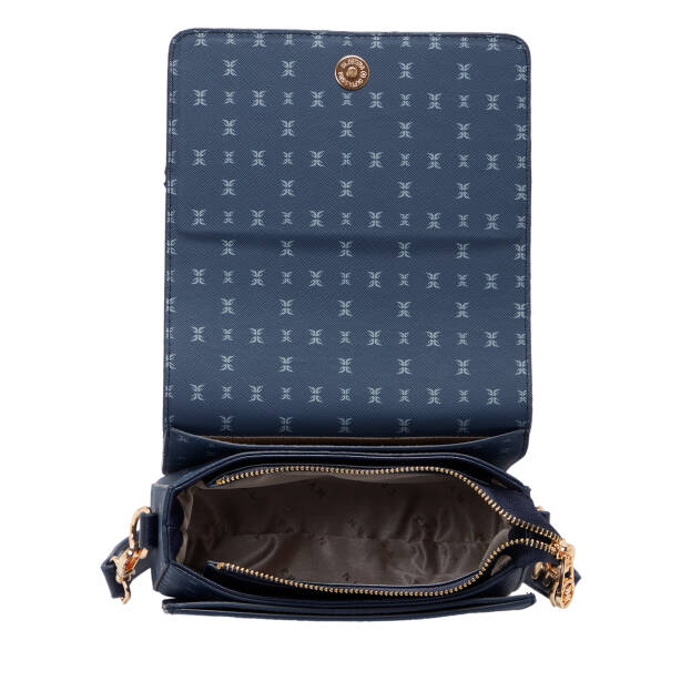 Lacivert Print Kadın Omuz Çantası - S1WPR0000807-T1F - Tergan