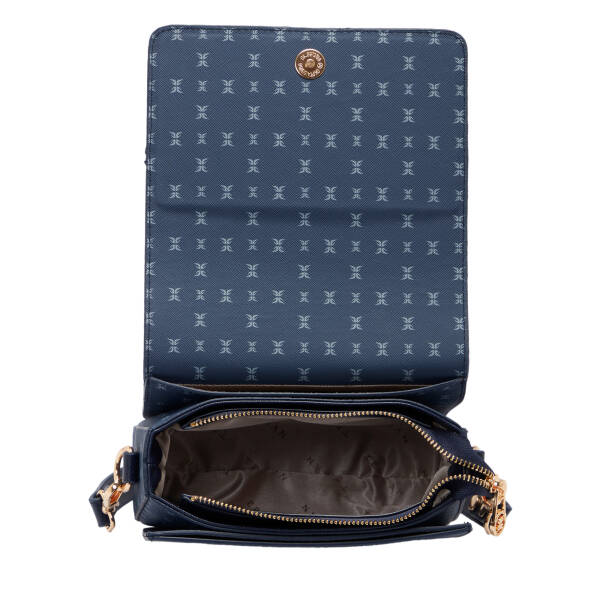 Lacivert Print Kadın Omuz Çantası - S1WPR0000807-T1F - 4