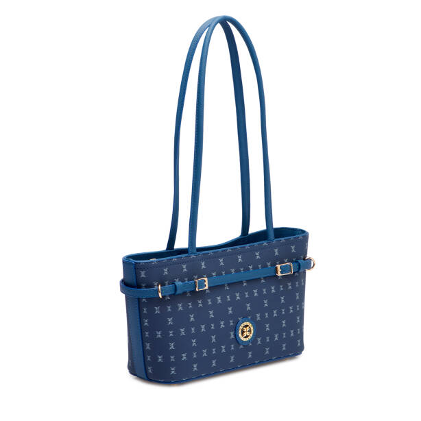 Lacivert Print Kadın Omuz Çantası - S25K1PR09189-T1F - 2