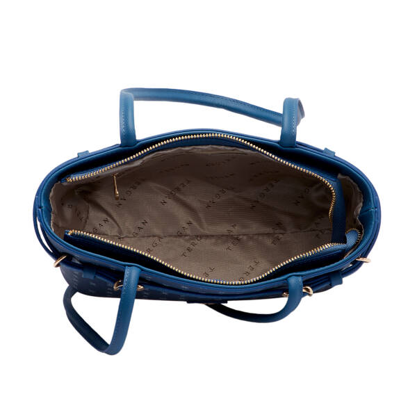 Lacivert Print Kadın Omuz Çantası - S25K1PR09189-T1F - 4