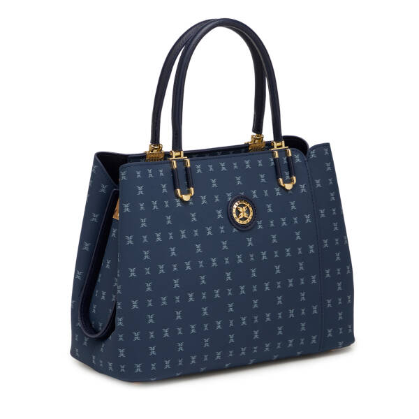 Lacivert Print Kadın Omuz Çantası - S25K1PR09190-T1F - 2