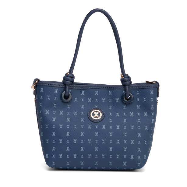 Lacivert Print Kadın Omuz Çantası - S26K1PR09193-T1F 