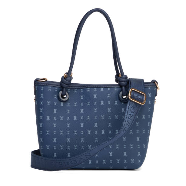 Lacivert Print Kadın Omuz Çantası - S26K1PR09193-T1F - 3